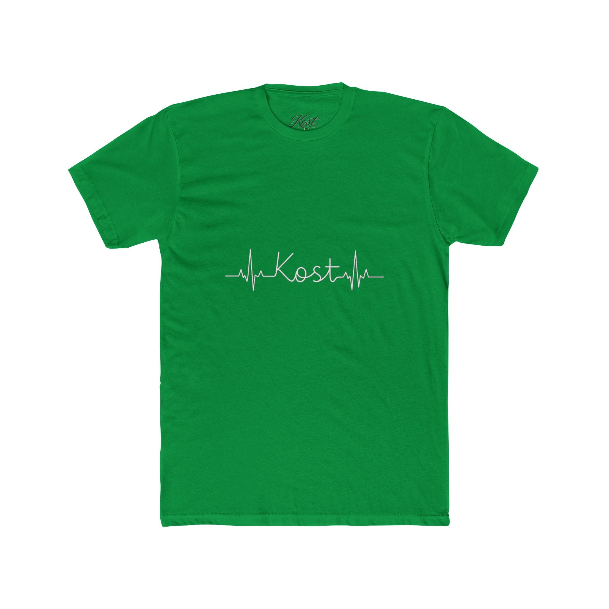 Kosta Heartbeat Tee — Minimal Name ECG Graphic T-Shirt