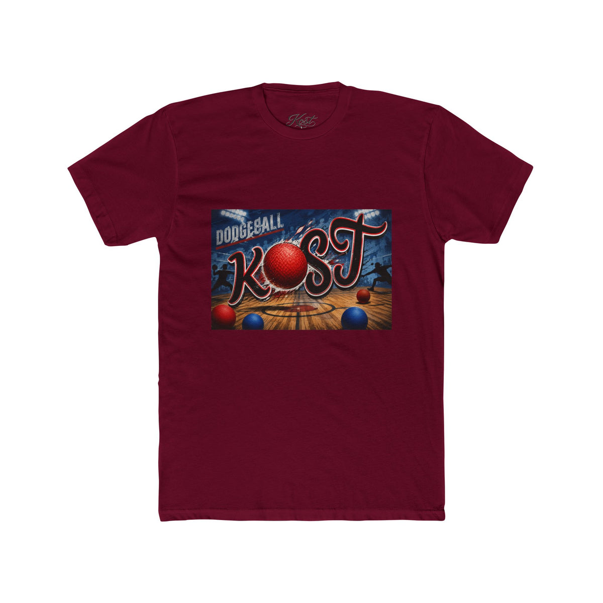 Dodgeball KOST Retro Graphic Tee — Vintage Sports Crew Shirt