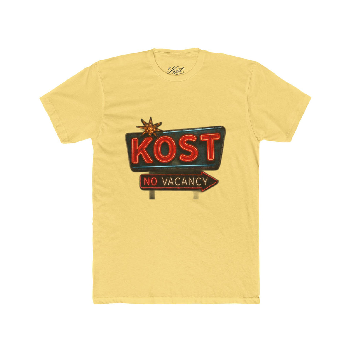 KOST No Vacancy Retro Motel Sign T-Shirt