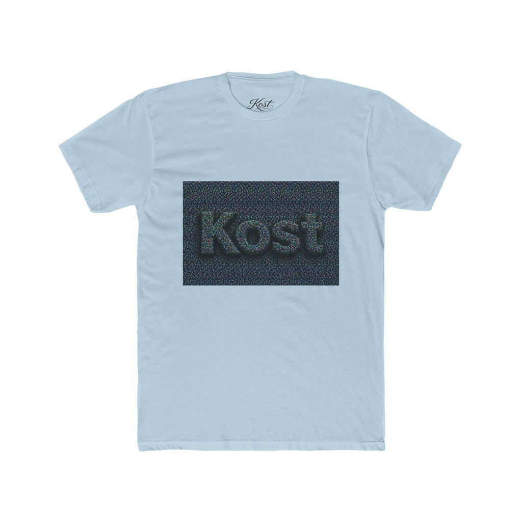 Kost Embroidered Logo Tee — Minimalist Cotton Crew T‑Shirt