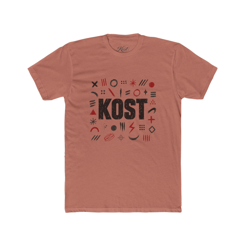 KOST Graphic Tee — Retro Geometric Logo T‑Shirt