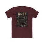 KOST Gothic Black Art Tee — Dark Vintage Band-Style Graphic T-Shirt