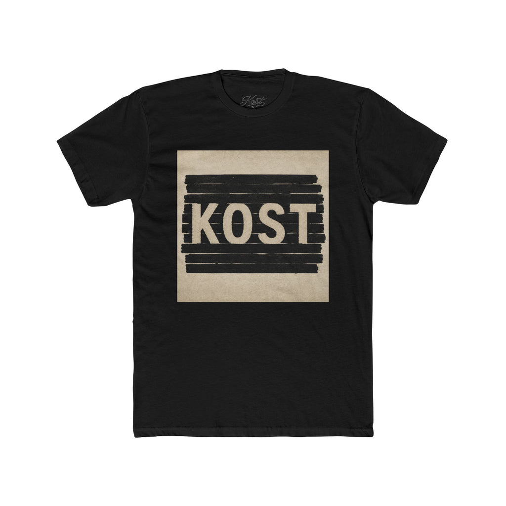 KOST Graphic Tee – Vintage Block Logo Cotton T‑Shirt