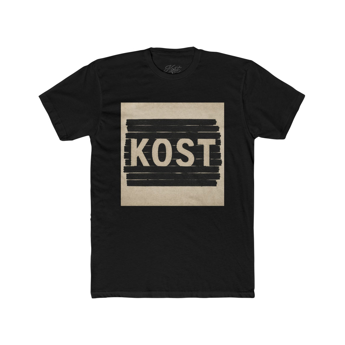 KOST Graphic Tee – Vintage Block Logo Cotton T‑Shirt