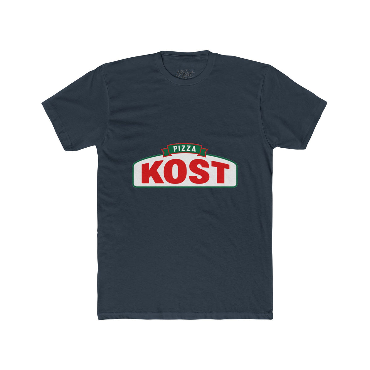 Pizza Kost Logo Tee — Vintage-Inspired Pizza Shop T-Shirt
