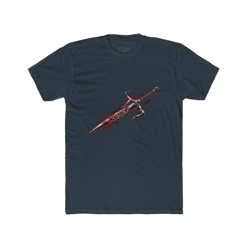 Vintage Sword Graphic Cotton T-Shirt