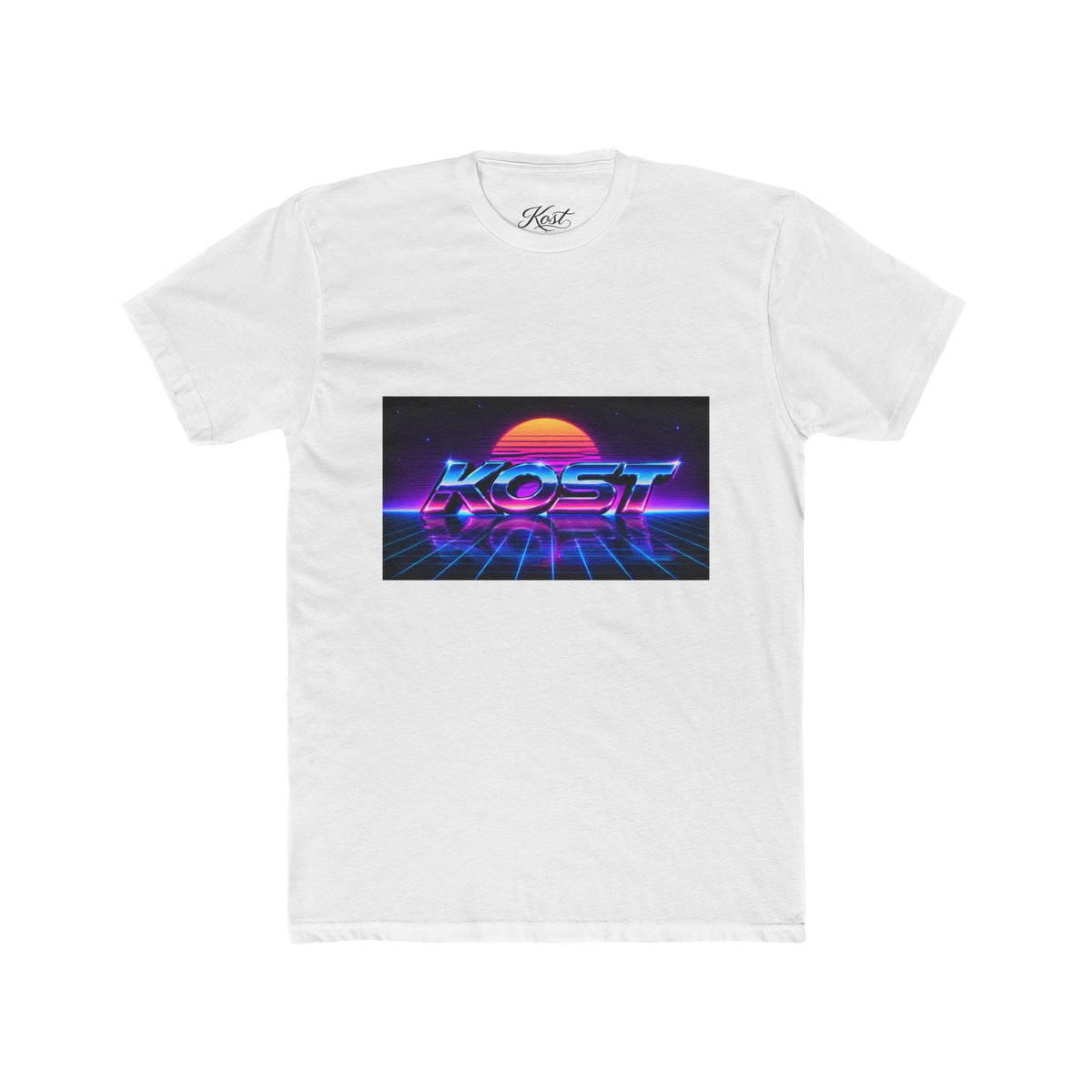 KOST Retro Neon Vaporwave Graphic T-Shirt