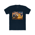 KOST Sunset Palm Tee — Vintage Radio Call Letters Beach T-Shirt