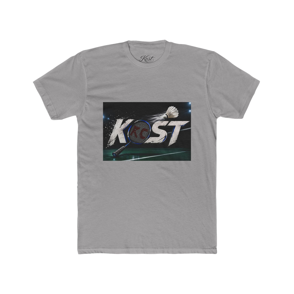 Kost Badminton Graphic Tee — Retro Shuttlecock Sports T‑Shirt