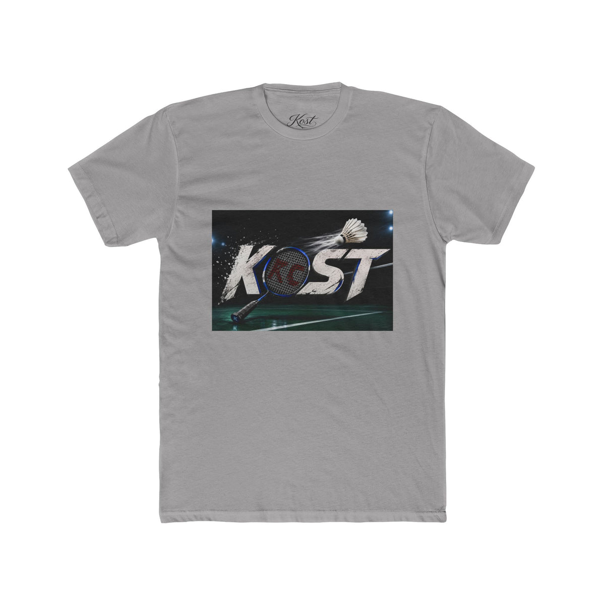 Kost Badminton Graphic Tee — Retro Shuttlecock Sports T‑Shirt