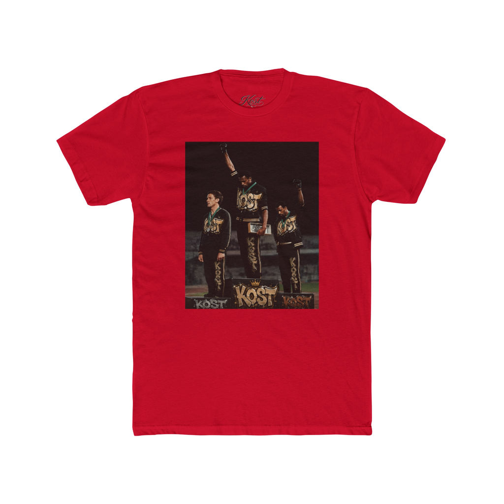 Vintage Band Photo Tee — KOST Crew Portrait Graphic T-Shirt
