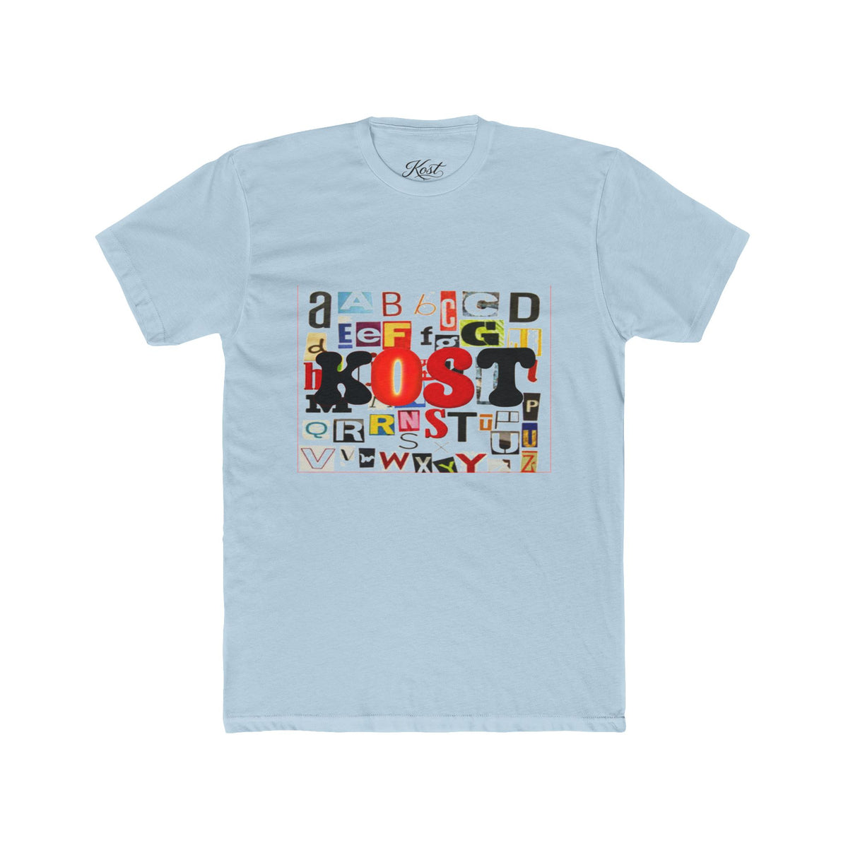 Alphabet Typography Ghost Tee