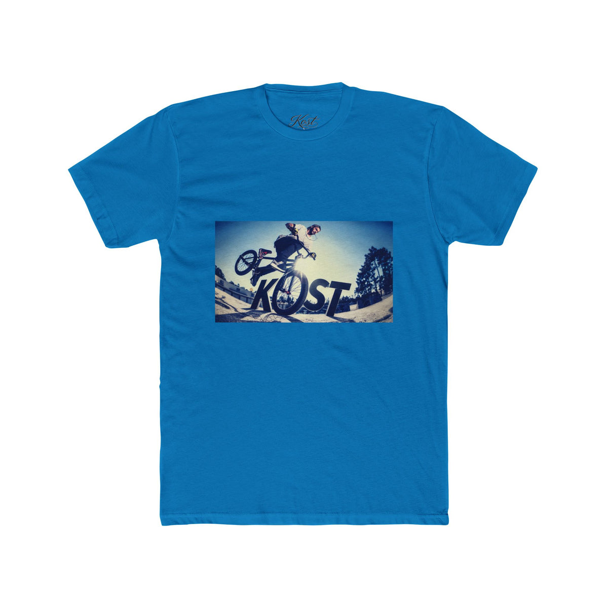 BMX Rider Graphic Tee — 'KIDST' Vintage Skatepark T-Shirt