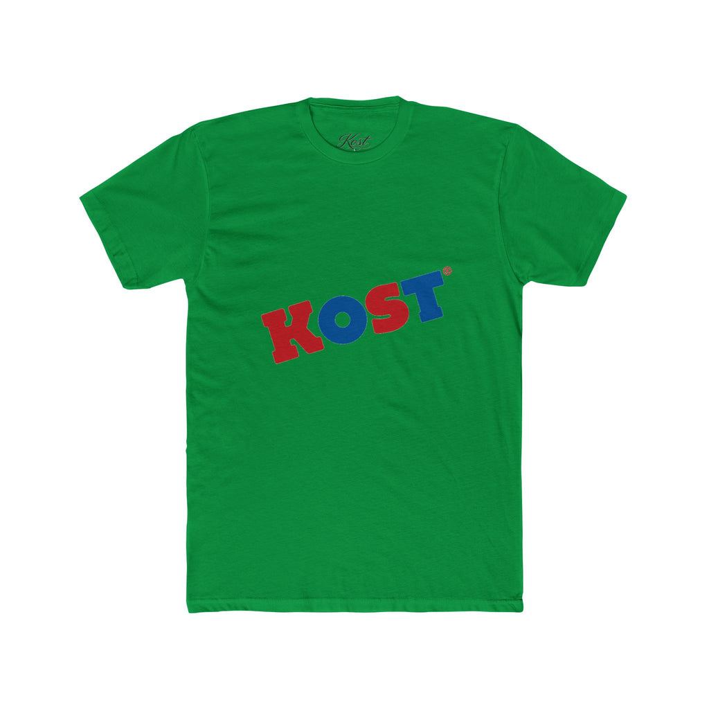 KOST Retro Logo Tee – Vintage Red & Blue Graphic T-Shirt
