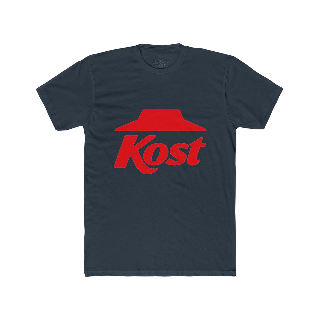 Kost Logo Tee — Retro Red Hat Graphic T-Shirt