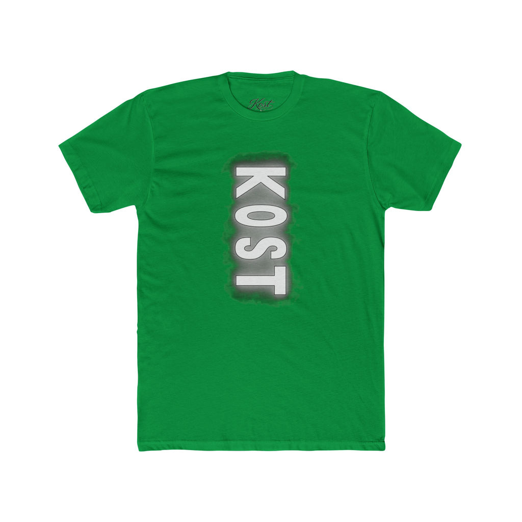 KOST Vertical Logo Tee — Grunge Vertical Graphic T-Shirt