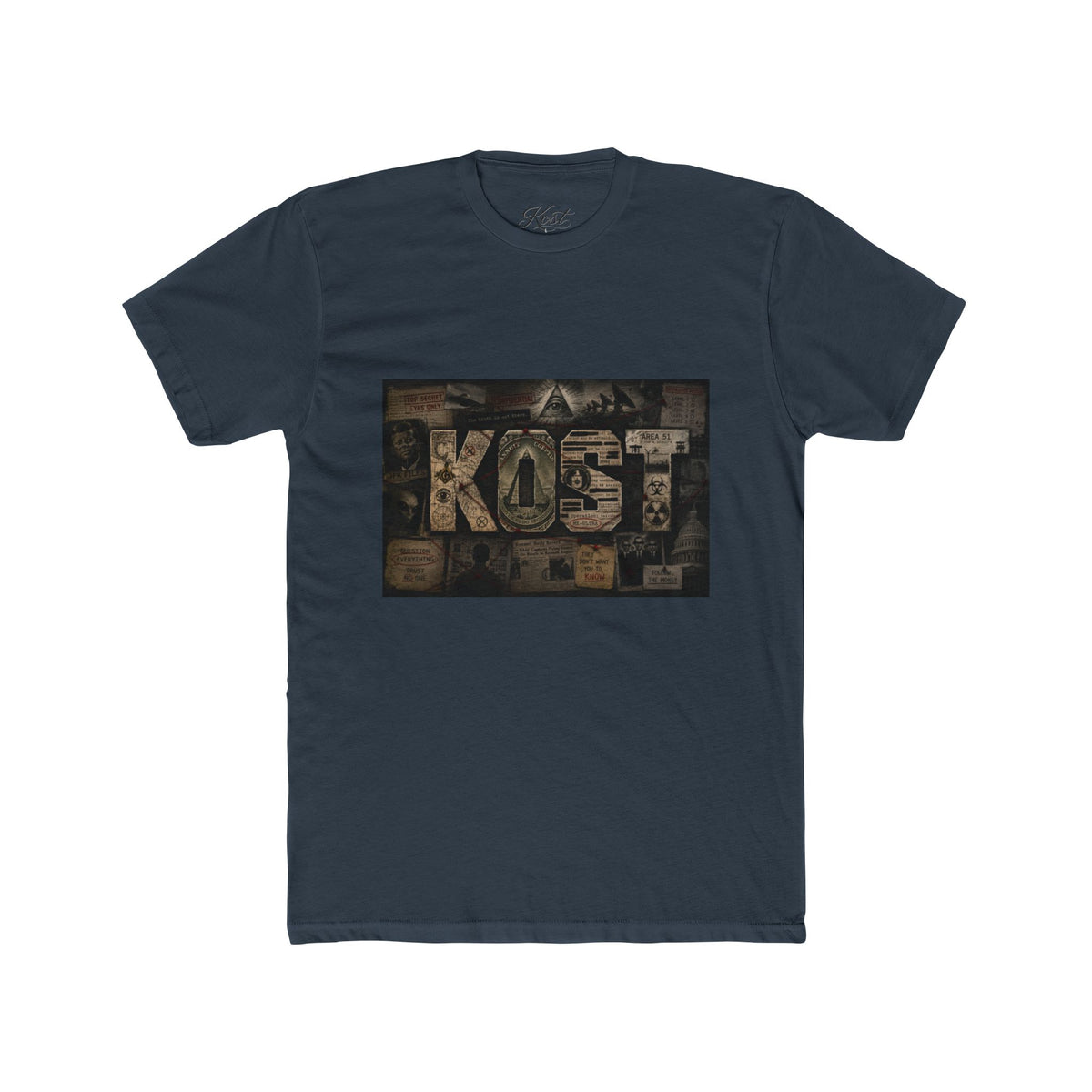 Lost Collage Crew Tee — Vintage Photo Graphic T‑Shirt