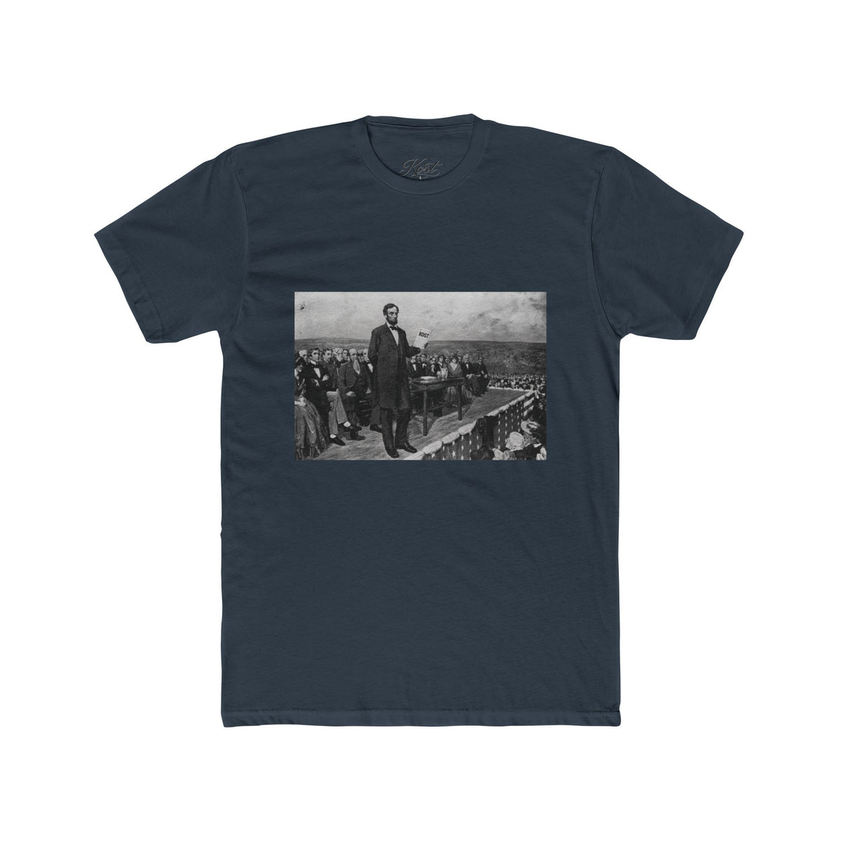 Abraham Lincoln Gettysburg Address Tee — Vintage Historical Photo T-Shirt