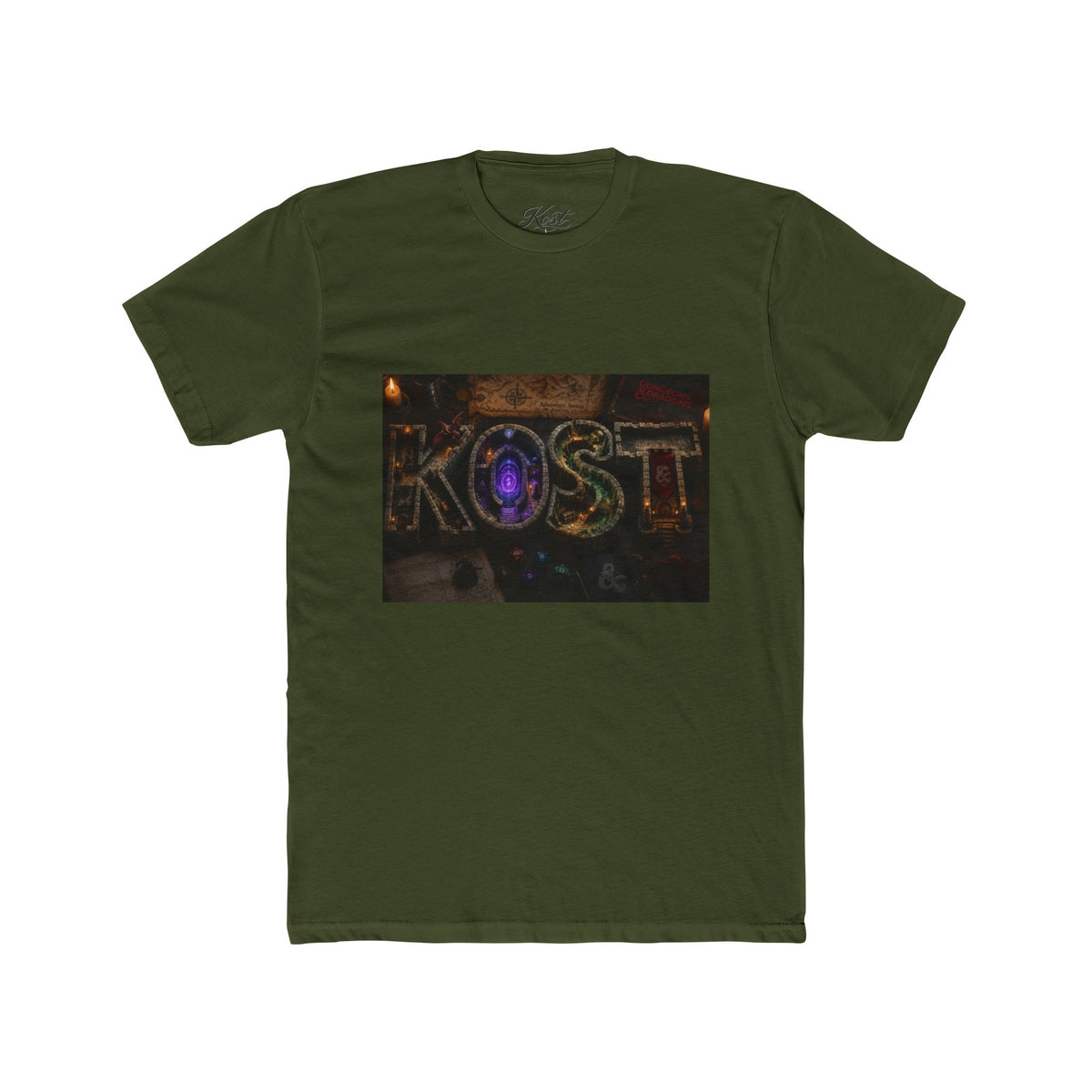 Kost Arcade Logo T‑Shirt — Retro Neon Gaming Crew Tee