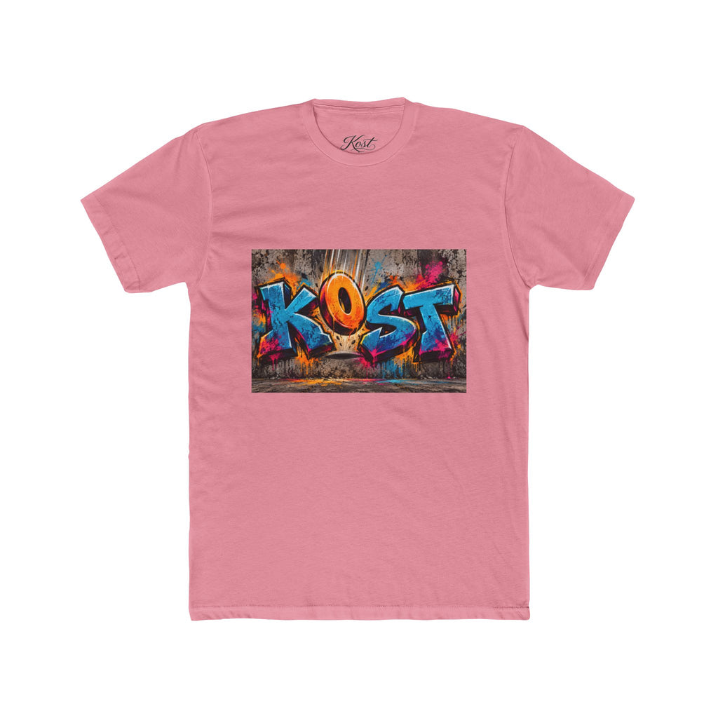 Graffiti 'KOST' Crew Tee — Colorful Urban Street Art T-Shirt