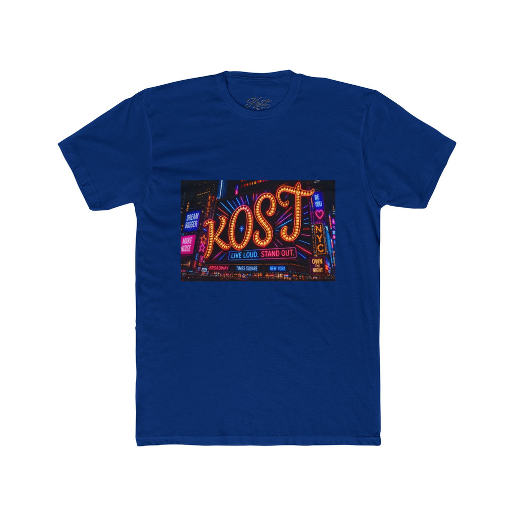 Kost Neon Sign Graphic Tee — Retro City Nightlife T-Shirt