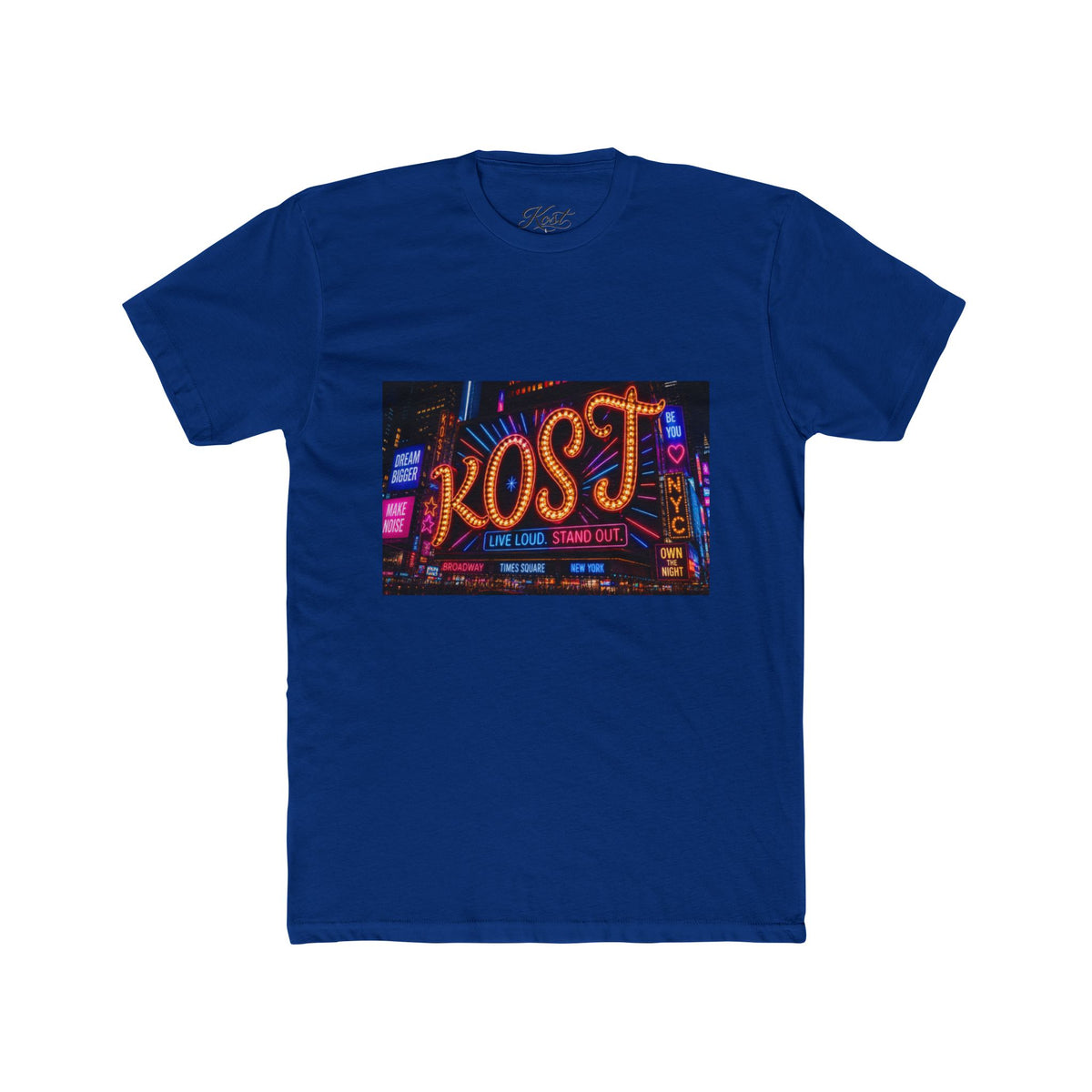 Kost Neon Sign Graphic Tee — Retro City Nightlife T-Shirt