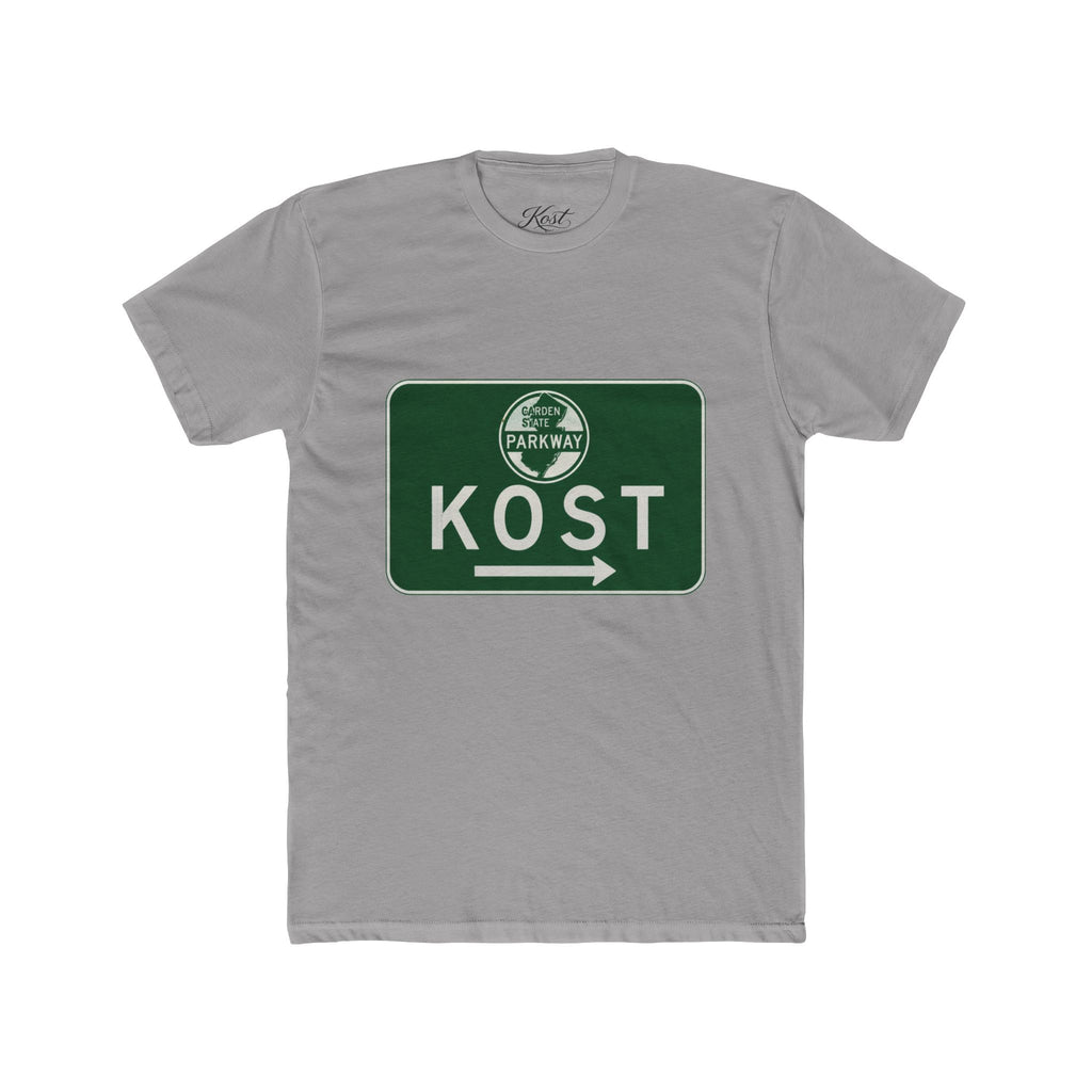 Kost Parkway Road Sign T‑Shirt — Retro Green Route Graphic Tee