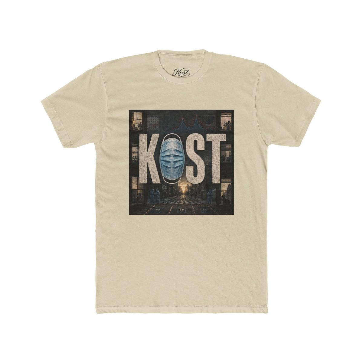 KOST Vintage Microphone Tee — Retro Radio Broadcast Graphic T-Shirt