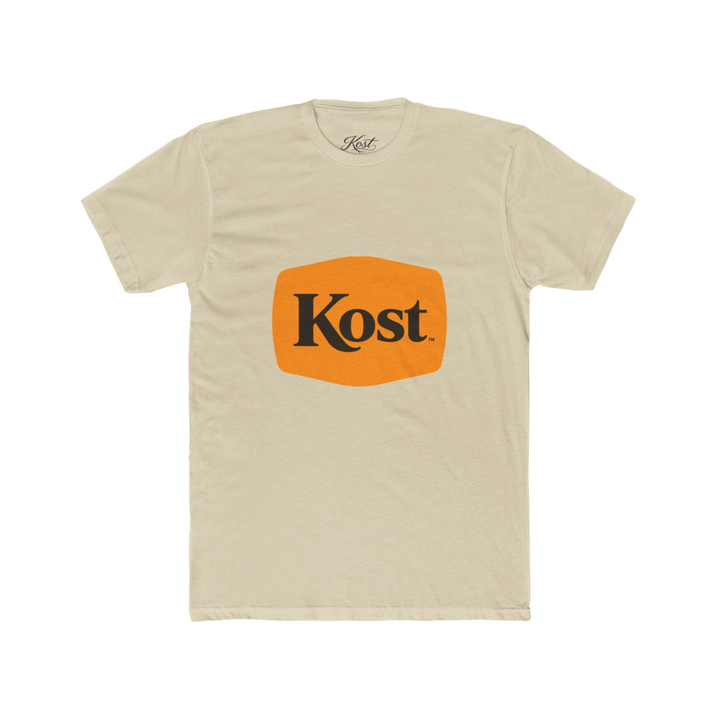Kost Logo Tee — Retro Orange Graphic T-Shirt