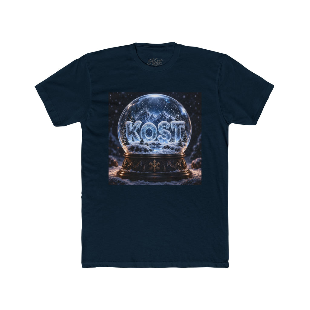 KOST Snow Globe Graphic Tee — Vintage Holiday Winter Scene T-Shirt