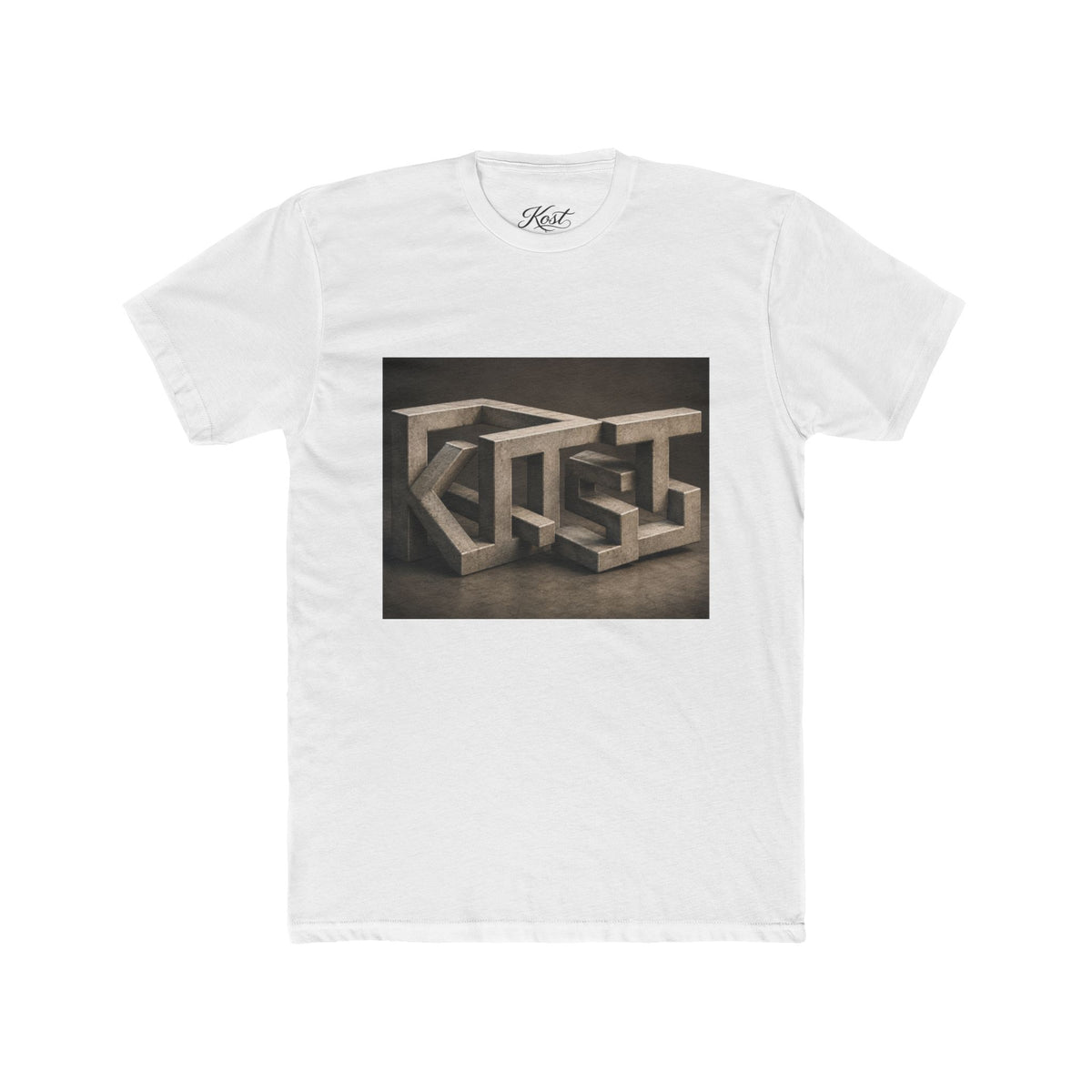 Geometric Concrete Blocks Art T-Shirt