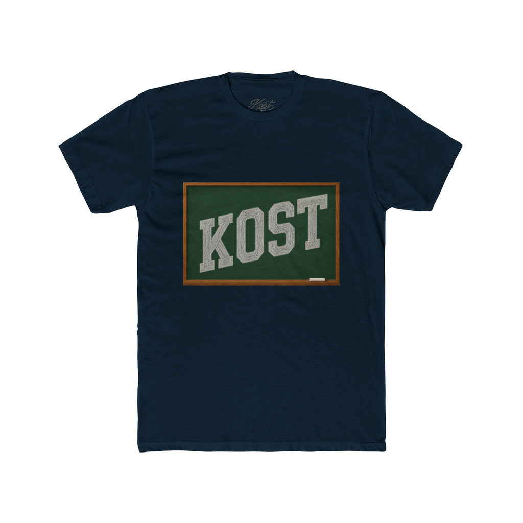 KOST Vintage Collegiate Tee — Retro Green Plaque Graphic