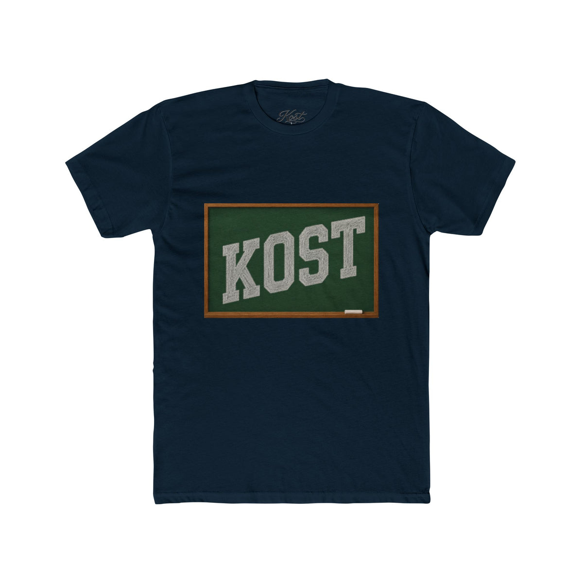 KOST Vintage Collegiate Tee — Retro Green Plaque Graphic