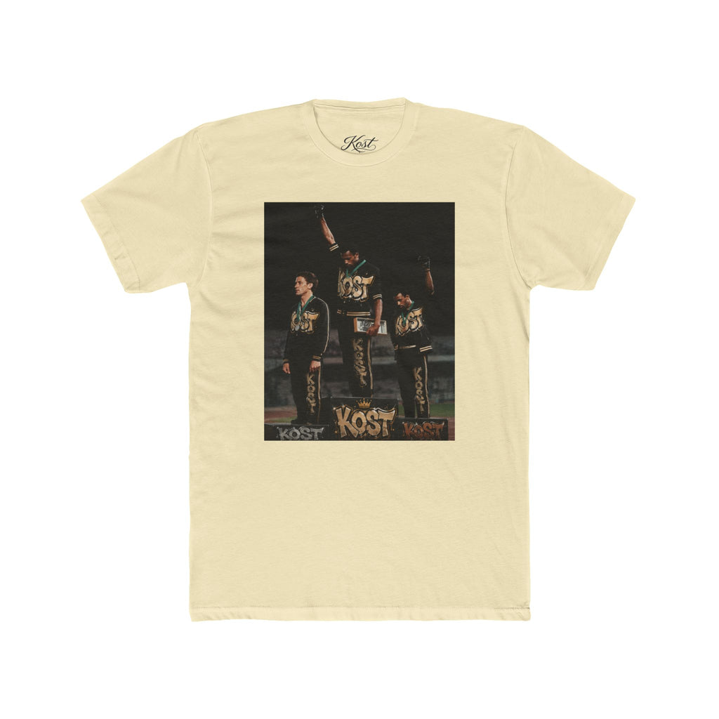 Vintage Band Photo Tee — KOST Crew Portrait Graphic T-Shirt