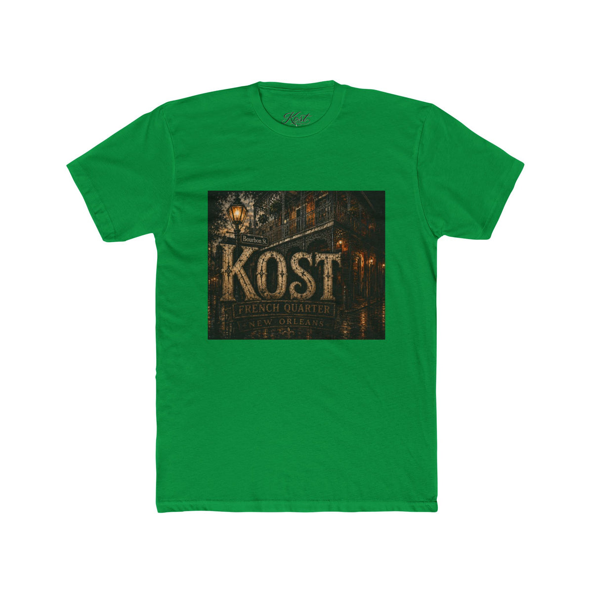 KOST Vintage Street Sign Tee — Rustic Urban Logo T-Shirt
