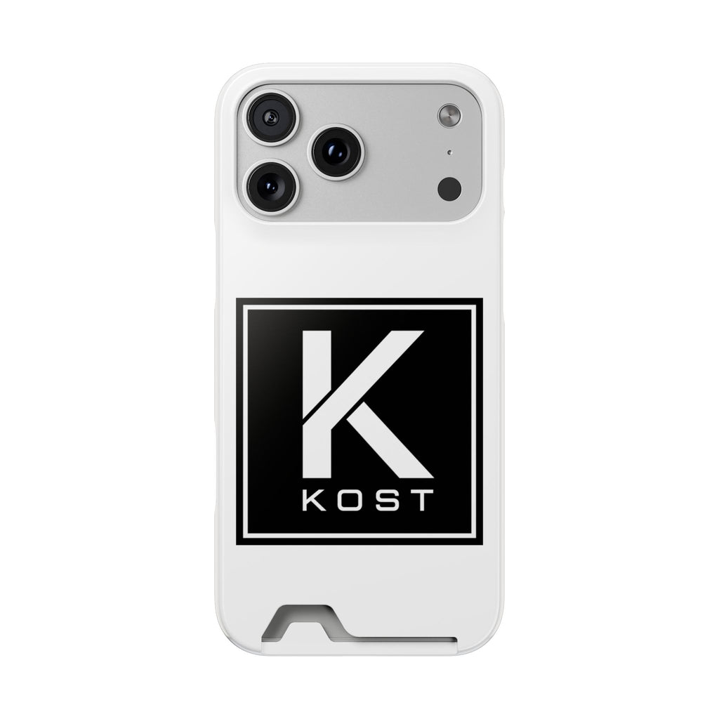 KOST Logo Phone Case with Card Holder