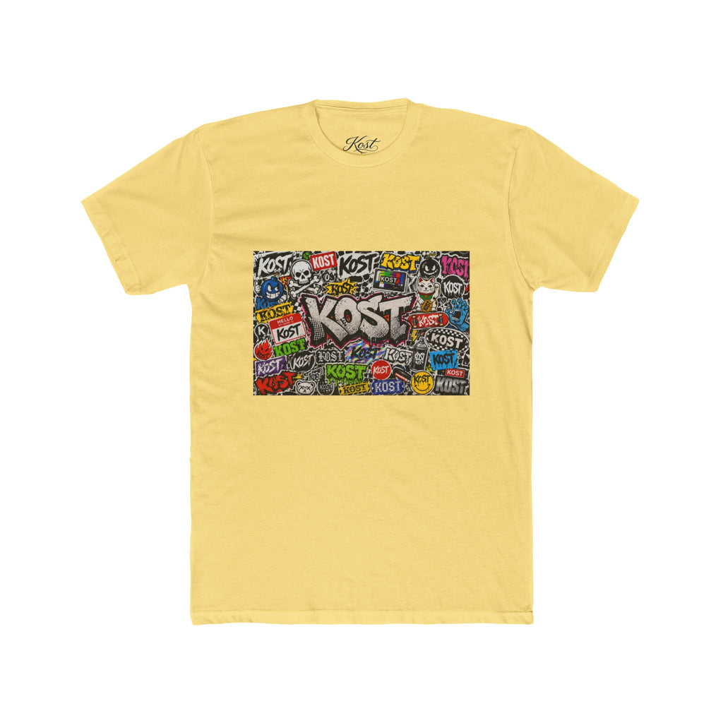 KOST Graffiti Logo Crew T‑Shirt — Urban Streetwear Graphic Tee
