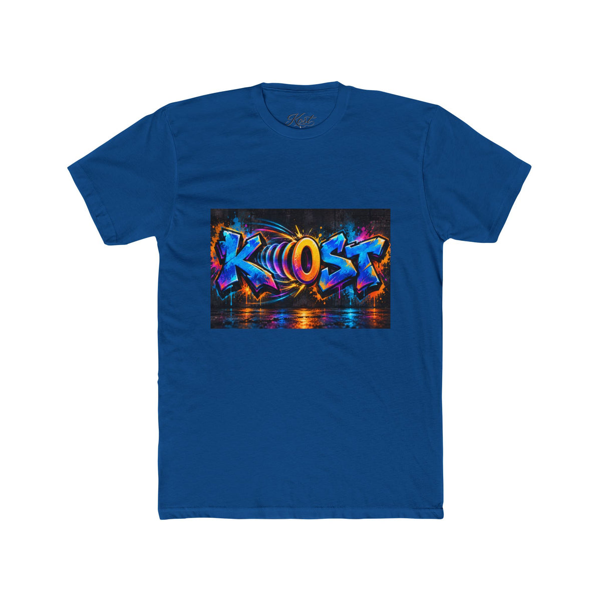 Graffiti 'KHOST' Art Tee - Vibrant Urban Streetwear Crewneck