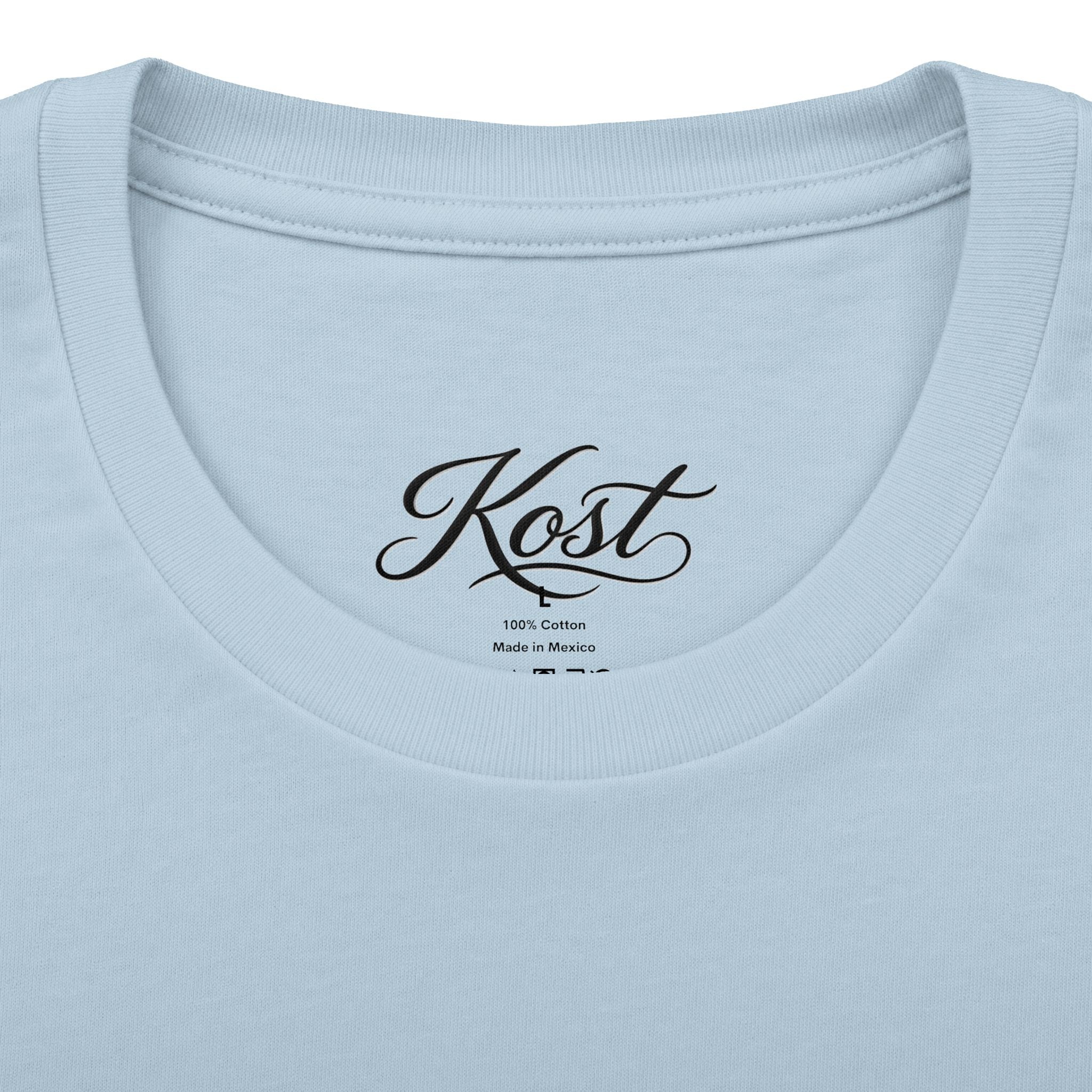 KOST Crown Logo T‑Shirt — Vintage Gold Crest Graphic Tee