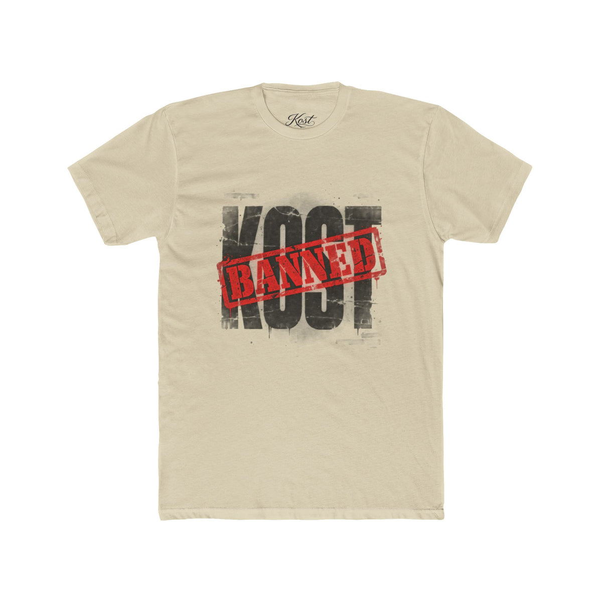 Banned Yoot Graphic Tee — Vintage Stamped Protest T-Shirt