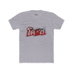 Thai Script Graphic Tee — Bold Red Brushstroke Design