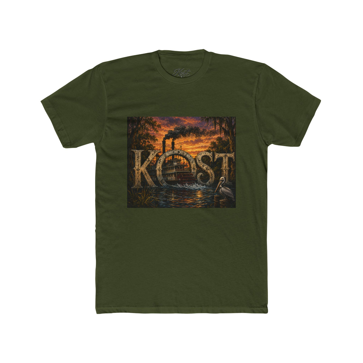 Köst Sunset Steam Tee — Vintage Riverboat Graphic T-Shirt