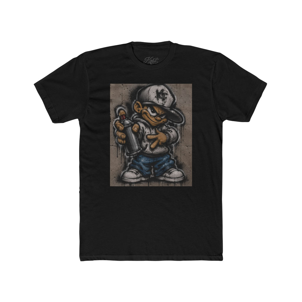 Graffiti Kid Tee — Urban Street Art Cartoon T-Shirt