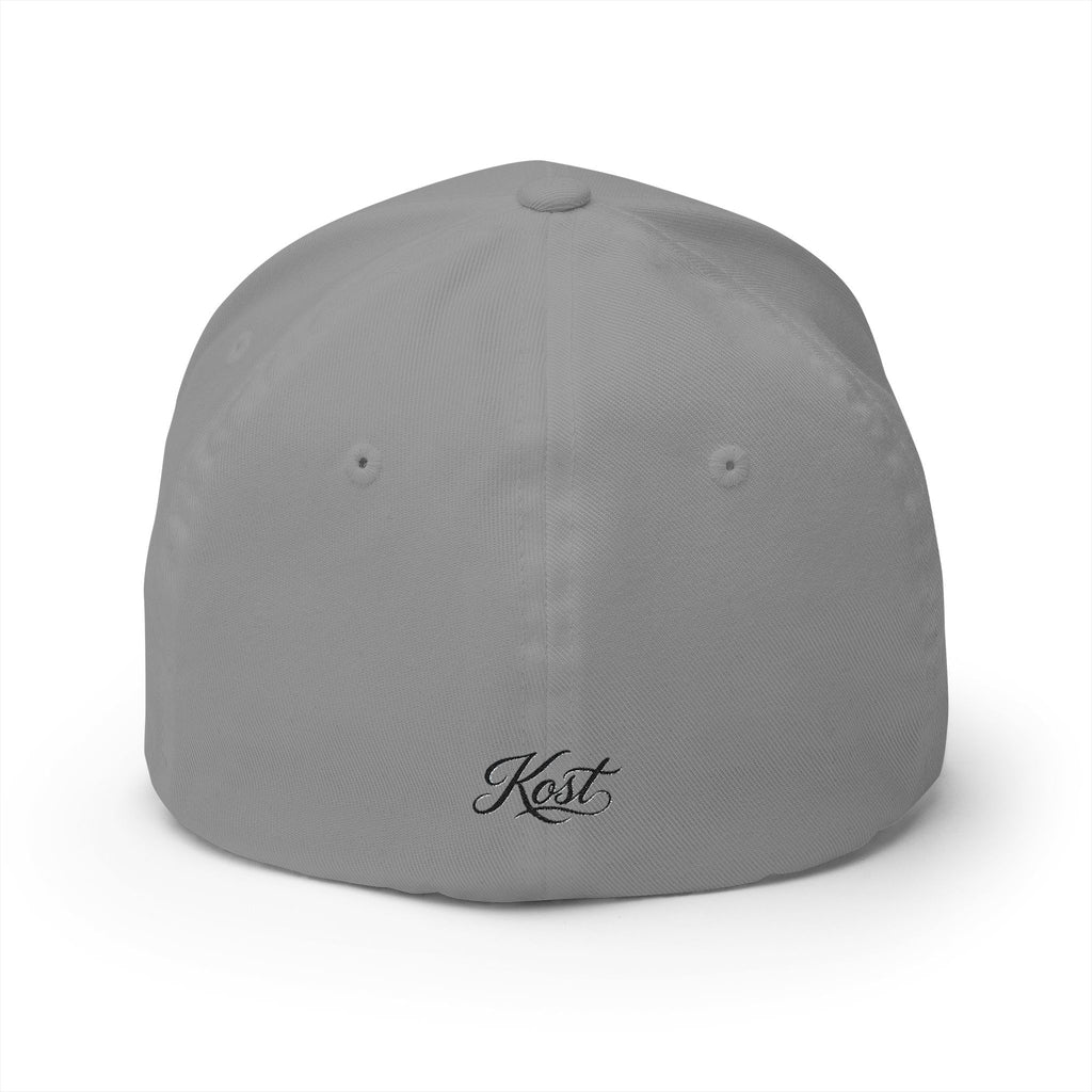 Embroidered 'Kost' Baroque Gold Logo Cap — Structured Closed-Back Hat