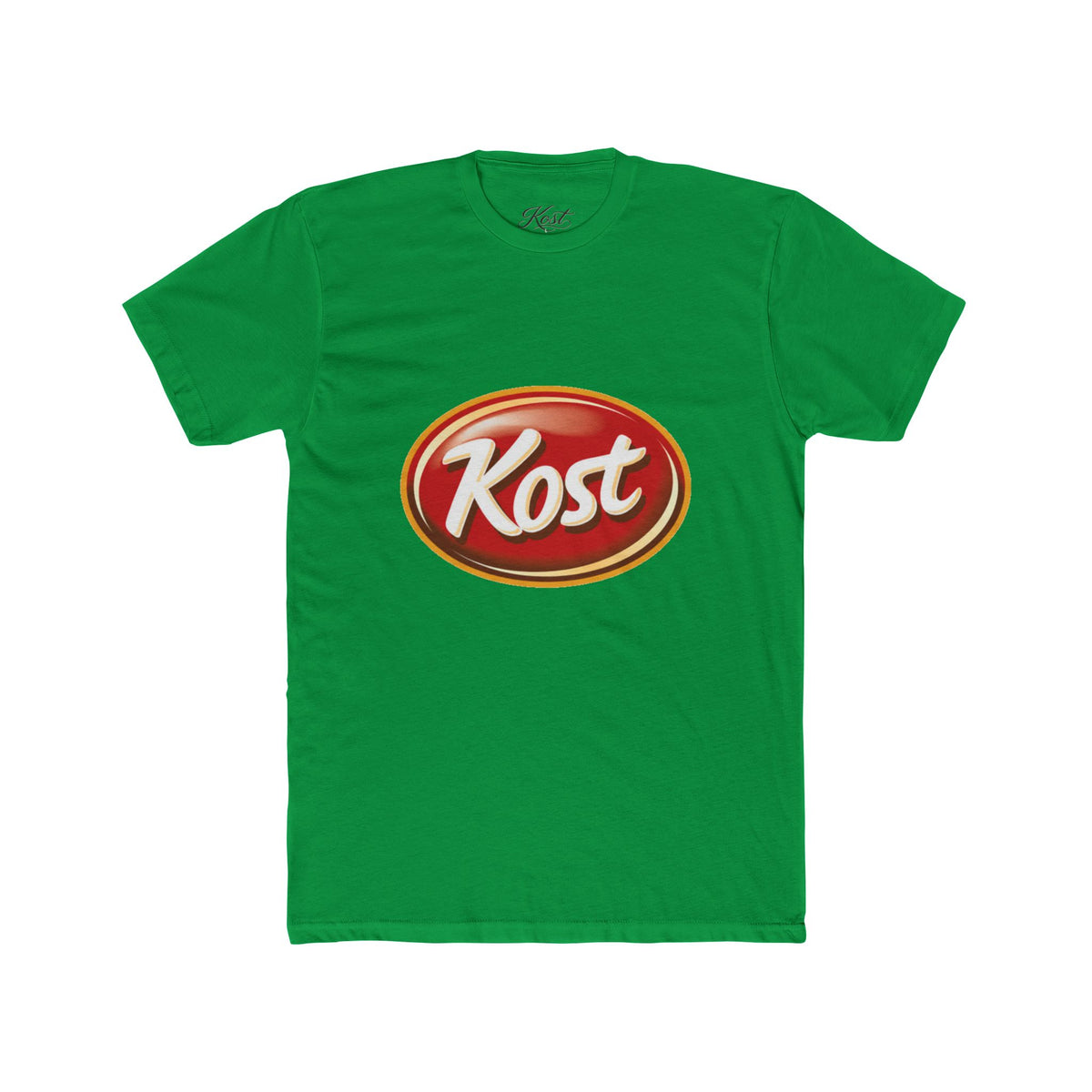 Kost Logo Tee — Retro Red Oval Graphic T‑Shirt