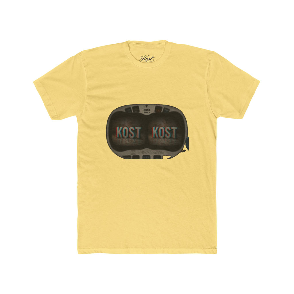 KOST Retro Camera Tee — Vintage Viewfinder Graphic Crew T-Shirt