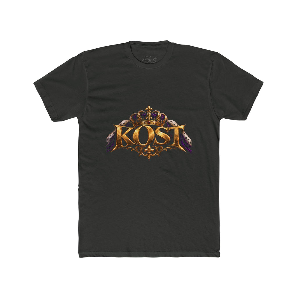 KOST Crown Logo T‑Shirt — Vintage Gold Crest Graphic Tee