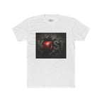 Lost Red Apple Graphic Tee — Distressed Dark Art T‑Shirt