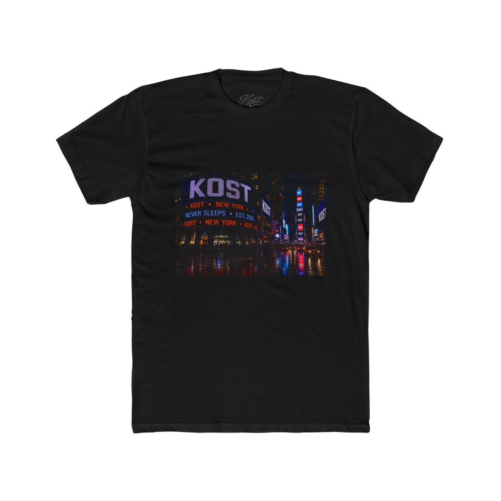 KOST Neon City Crew Tee — Retro Nightscape Graphic T‑Shirt