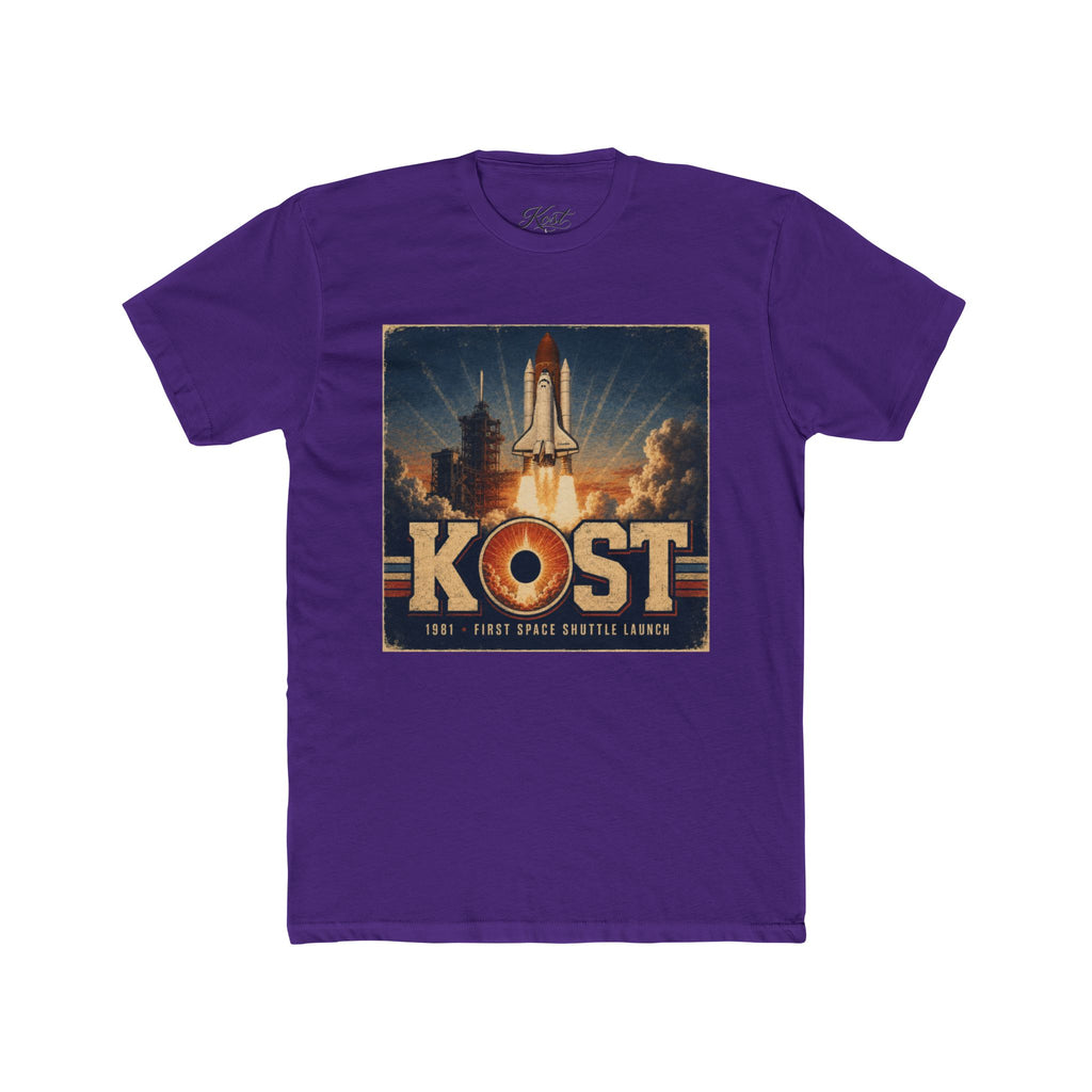 KOST Space Shuttle Retro Tee — Vintage Rocket Launch Graphic T-Shirt